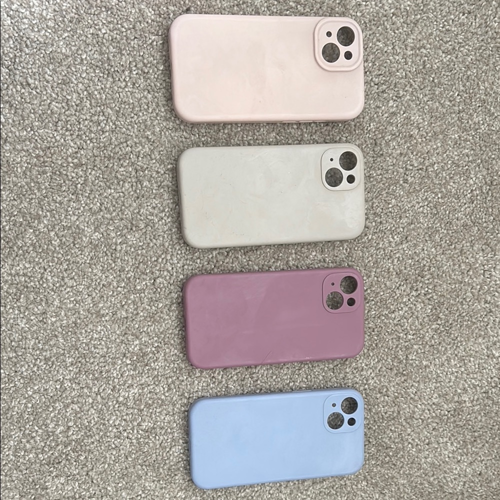 Silicone iPhone Cases with Camera Cutout